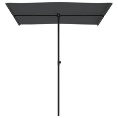 vidaXL Garden Parasol | Anthracite | Polyester, Aluminium | 180 x 110 x 208 cm 4