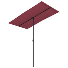 vidaXL Garden Parasol | Bordeaux Red | Polyester, Aluminium | Medium 2