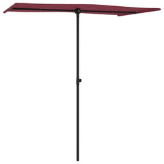 vidaXL Garden Parasol | Bordeaux Red | Polyester, Aluminium | Medium 3