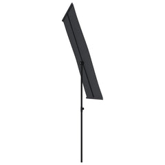 vidaXL Garden Parasol | Black | Polyester, Aluminium | Medium 5