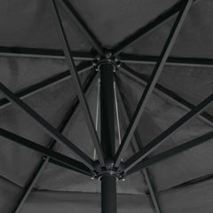 vidaXL Garden Parasol | Anthracite | Polyester, Aluminium, Steel 5