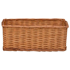 vidaXL Nesting Basket Set | Brown | Willow | Small, Medium, Large, Largest 4