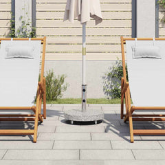 vidaXL Parasol Base Granite 30 kg Round Grey 3