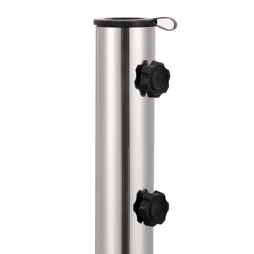 vidaXL Parasol Base Granite 30 kg Round Grey 4