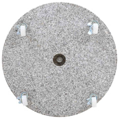 vidaXL Parasol Base Granite 30 kg Round Grey 5