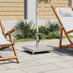 vidaXL Parasol Base Granite 30 kg Square Grey 1