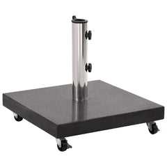 vidaXL Parasol Base Granite 30 kg Square Black 2
