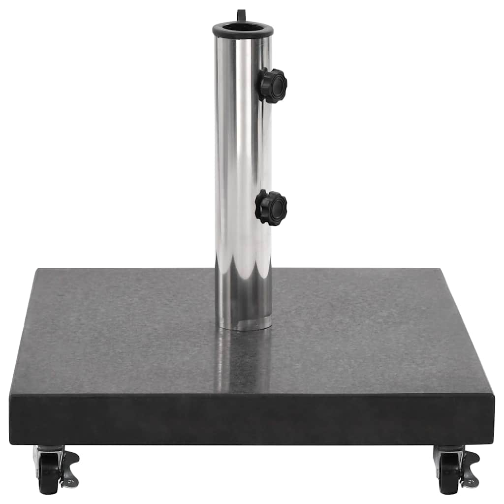 vidaXL Parasol Base Granite 30 kg Square Black 4
