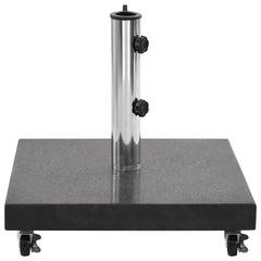 vidaXL Parasol Base Granite 30 kg Square Black 4