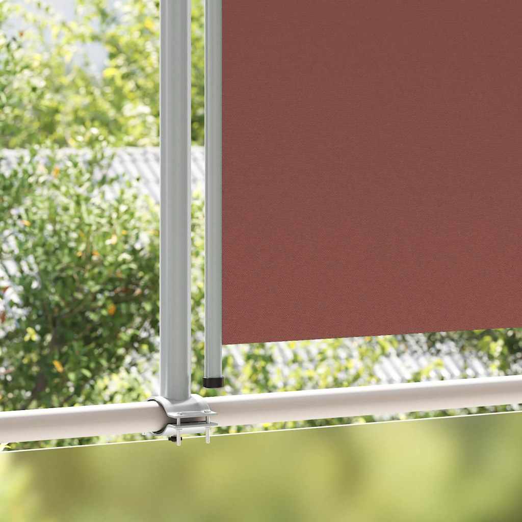 vidaXL Side Awning | Brown | Polyester | 140x300 cm | Retractable | Awnings 3