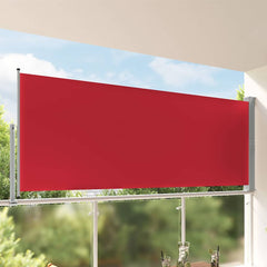 vidaXL Side Awning | Red | Polyester, Powder-Coated Iron | 140 x 300 cm 1