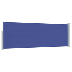 vidaXL Patio Retractable Side Awning 100x314 cm Blue 6