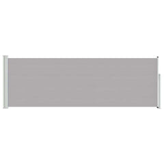 vidaXL Patio Retractable Side Awning 100x314 cm Grey 4