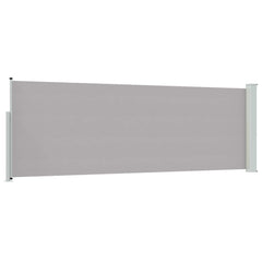 vidaXL Patio Retractable Side Awning 100x314 cm Grey 6