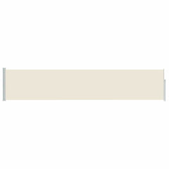 vidaXL Patio Retractable Side Awning 100x514 cm Cream 4