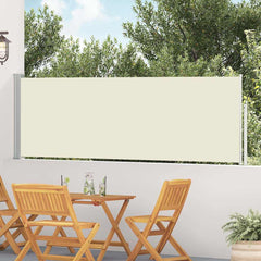 vidaXL Patio Retractable Side Awning 100x514 cm Cream 1