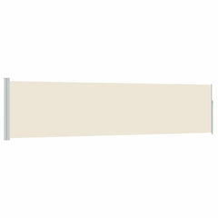vidaXL Patio Retractable Side Awning 117x514 cm Cream 2