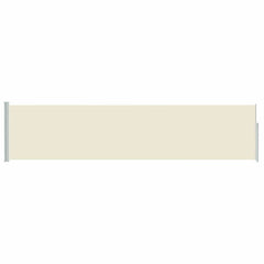vidaXL Patio Retractable Side Awning 117x514 cm Cream 4