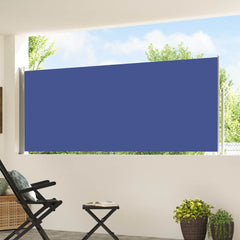 vidaXL Patio Retractable Side Awning 117x514 cm Blue 3
