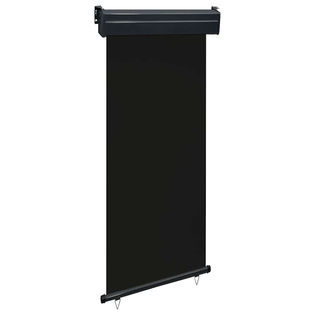 Balcony Side Awning 85 x 250 cm Black