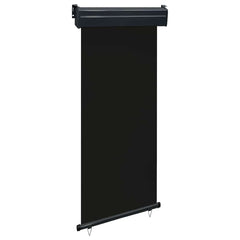 Balcony Side Awning 85 x 250 cm Black