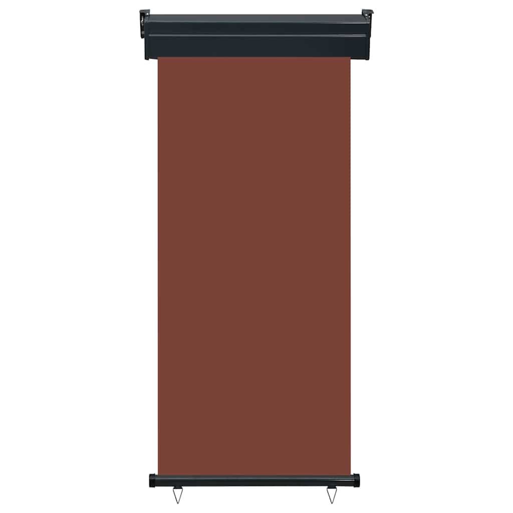 Balcony Side Awning 85 x 250 cm Brown