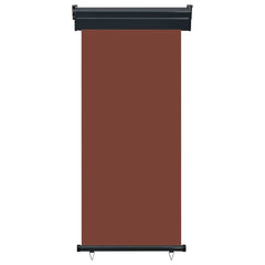 Balcony Side Awning 85 x 250 cm Brown