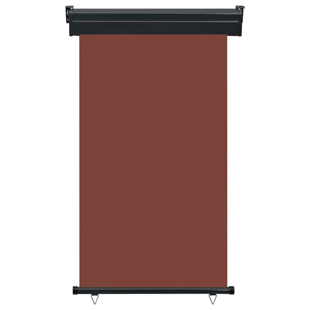 vidaXL Balcony Side Awning | Brown | Polyester | 105x250 cm | Retractable 2
