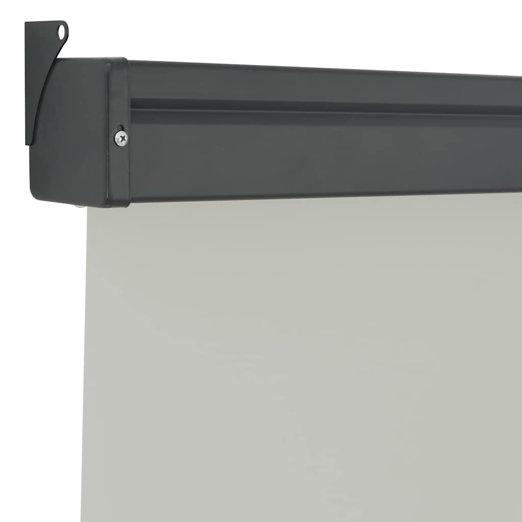 Balcony Side Awning 125 x 250 cm Grey