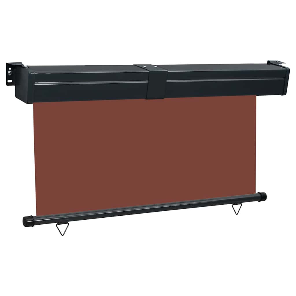 Balcony Side Awning 145 x 250 cm Brown