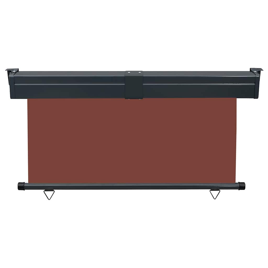 Balcony Side Awning 145 x 250 cm Brown