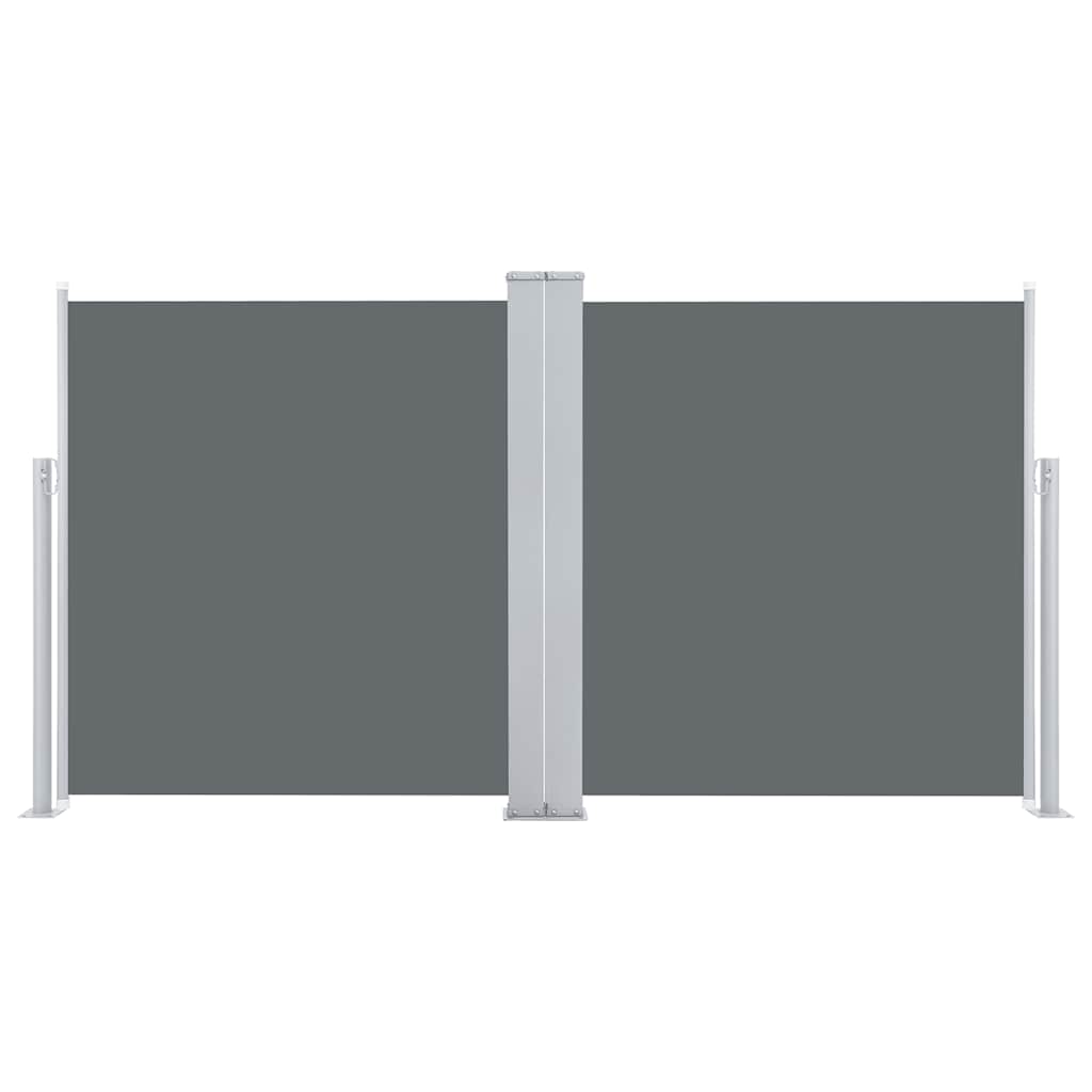 vidaXL Retractable Side Awning Anthracite 100x600 cm 3
