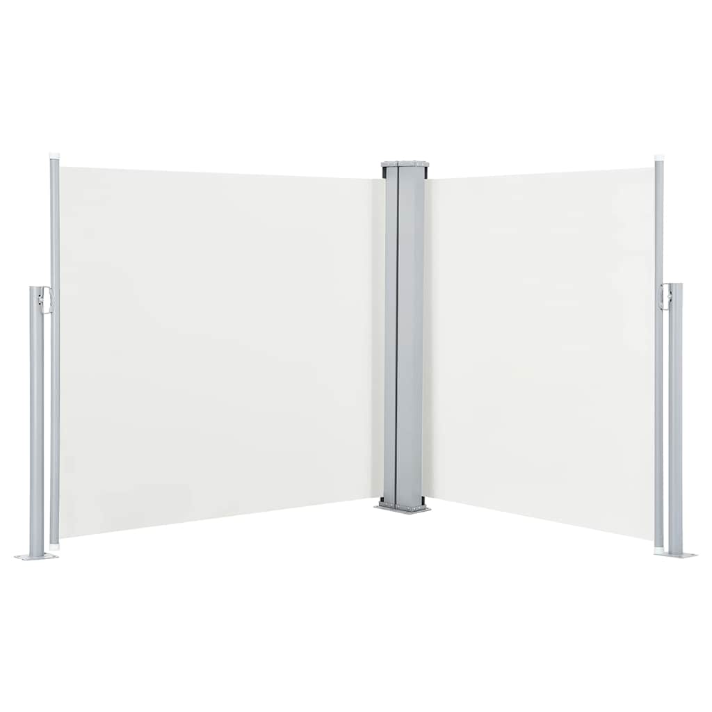 vidaXL Side Awning | Cream | Polyester with PU coating | 120 x 600 cm 2
