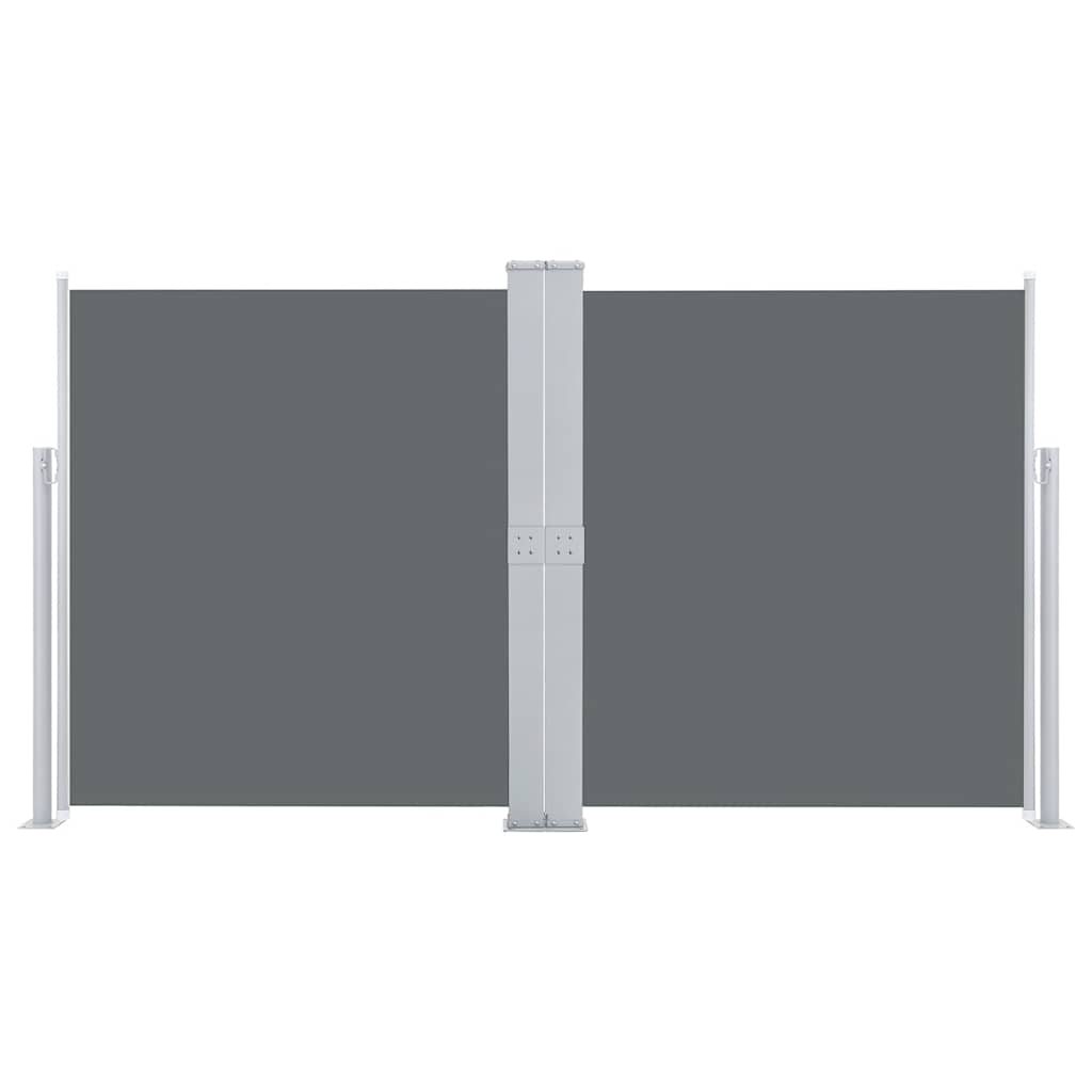vidaXL Retractable Side Awning Anthracite 140x600 cm 3