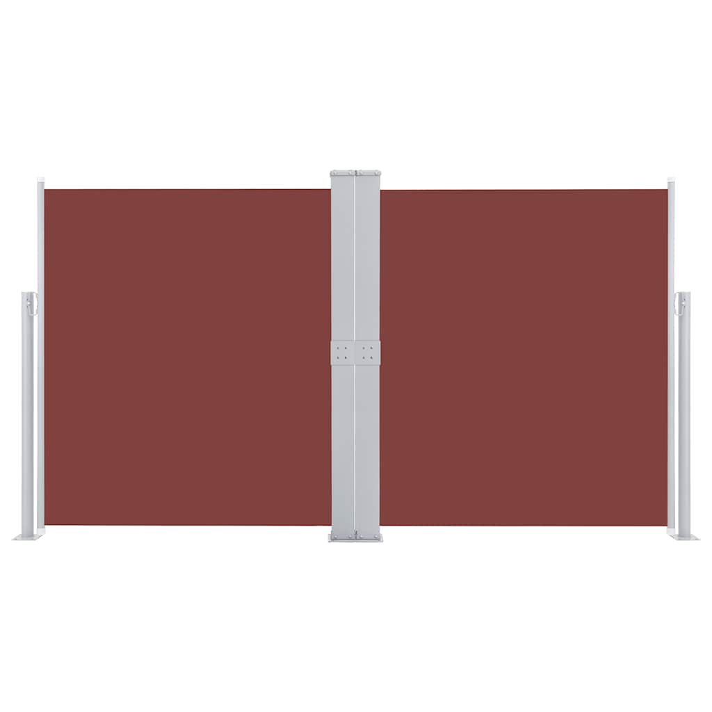 vidaXL Side Awning | Brown | Polyester fabric with PU coating | 140x600 cm 3