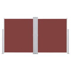 vidaXL Side Awning | Brown | Polyester fabric with PU coating | 140x600 cm 3