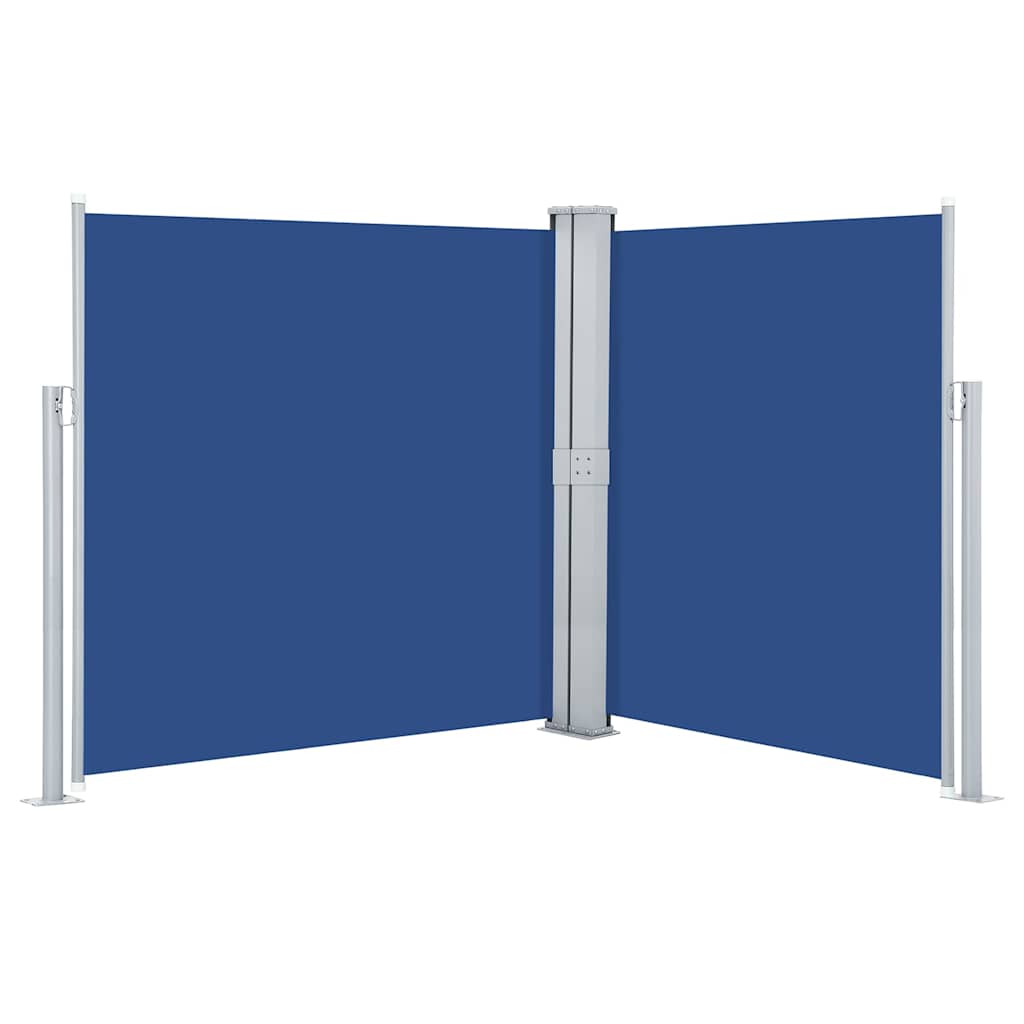 vidaXL Side Awning | Blue | Polyester fabric with PU coating | 160x600 cm 2