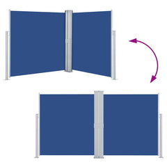vidaXL Side Awning | Blue | Polyester fabric with PU coating | 160x600 cm 5