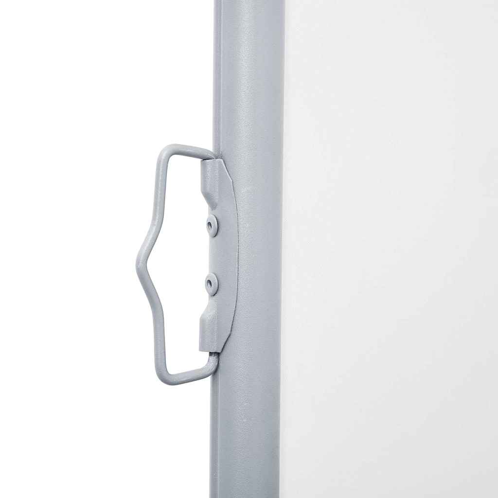 vidaXL Side Awning | Cream | Polyester | 100x1000 cm | Retractable 5