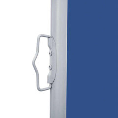 vidaXL Retractable Side Awning Blue 100x1000 cm 5