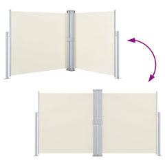vidaXL Side Awning | Cream | Polyester with PU coating | 140 x 1000 cm 5