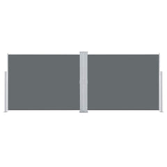 vidaXL Retractable Side Awning Anthracite 140x1000 cm 3