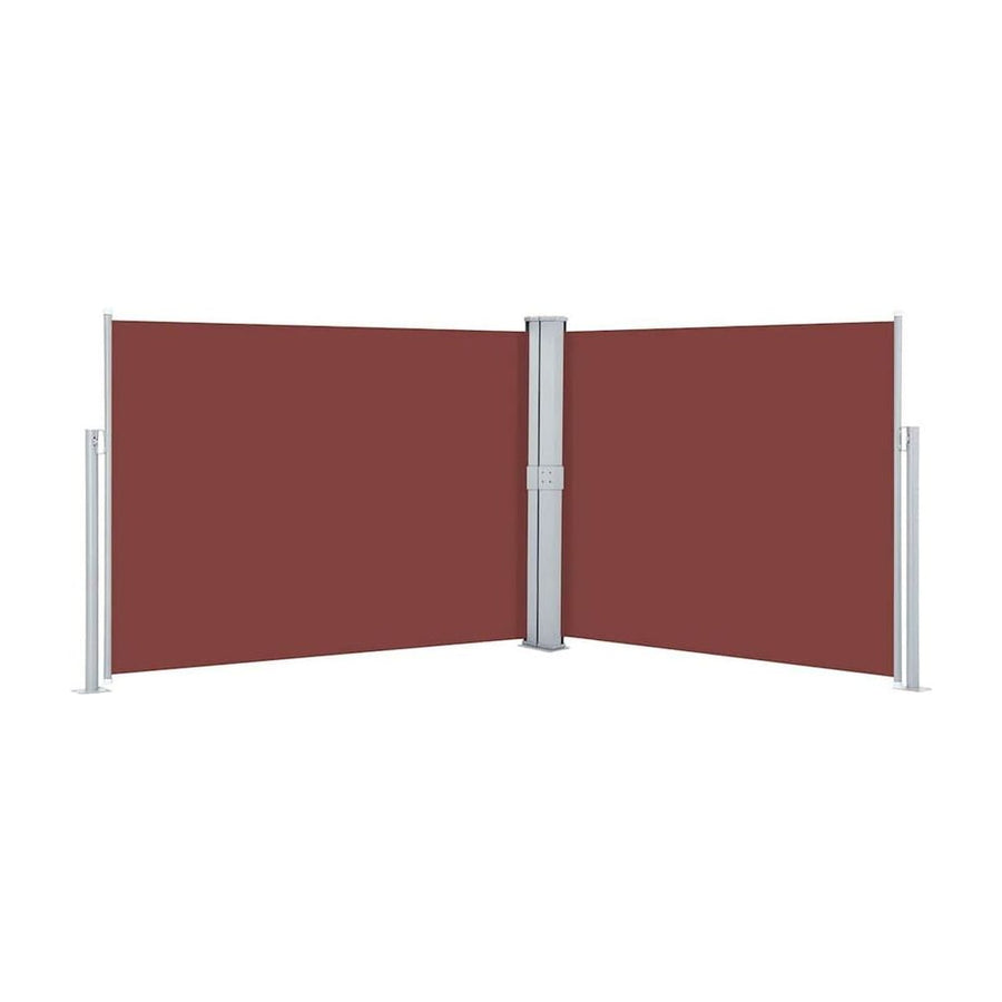 Retractable Side Awning Brown