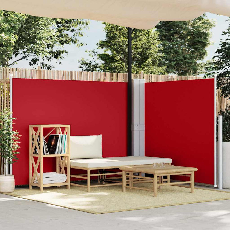 vidaXL Side Awning | Red 1