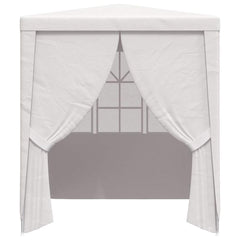 vidaXL Party Tent | White | Polyethylene | 2x2m | Water-resistant | Party Tent 4