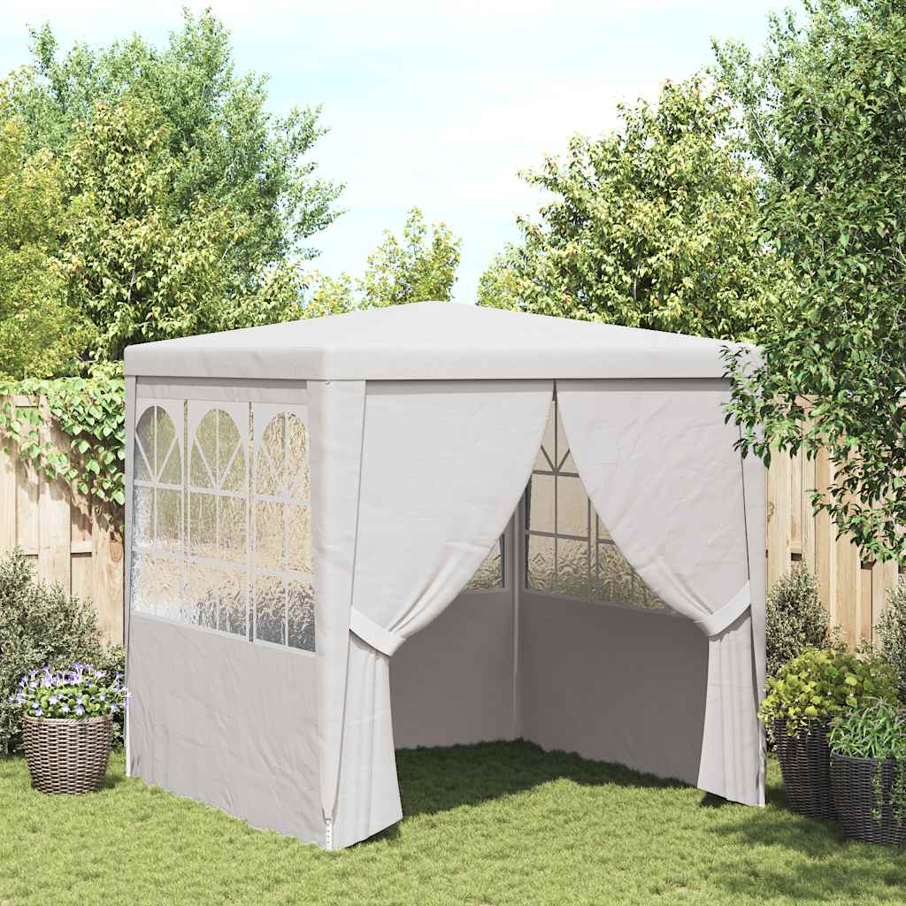 vidaXL Party Tent | White | Polyethylene | 2x2m | Water-resistant | Party Tent 1