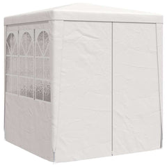 vidaXL Professional Party Tent with Side Walls 2.5x2.5 m White 90 g/m² 3