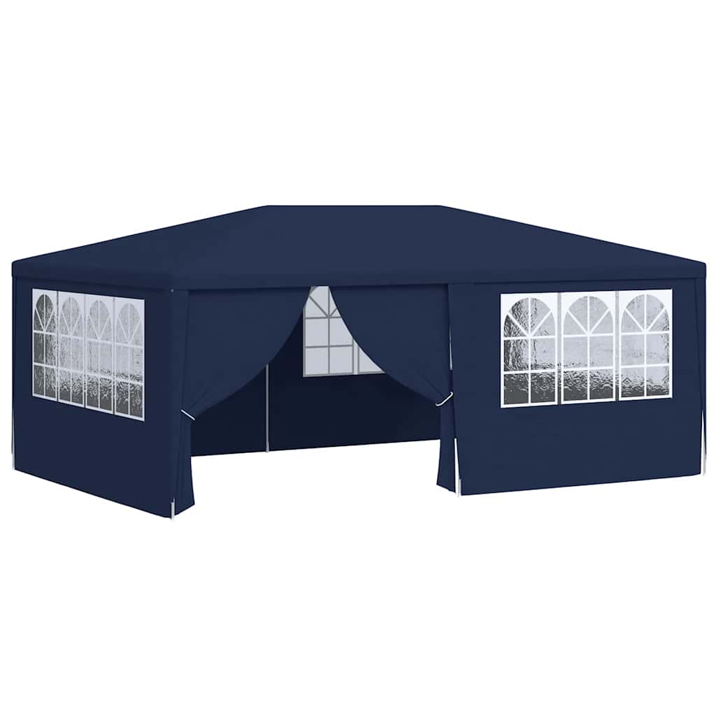 vidaXL Party Tent | Blue | Polyethylene, Steel | Large |  Collapsible 2