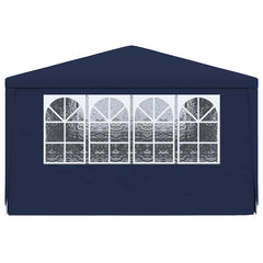 vidaXL Party Tent | Blue | Polyethylene, Steel | Large |  Collapsible 5