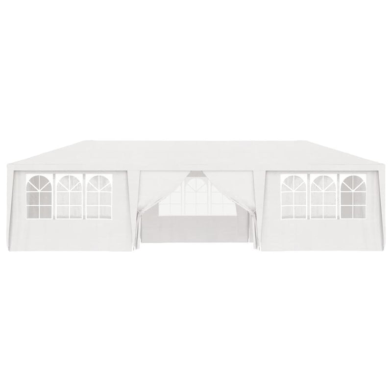 Professional Party Tent with Side Walls 4x9 m White 90 g/m?